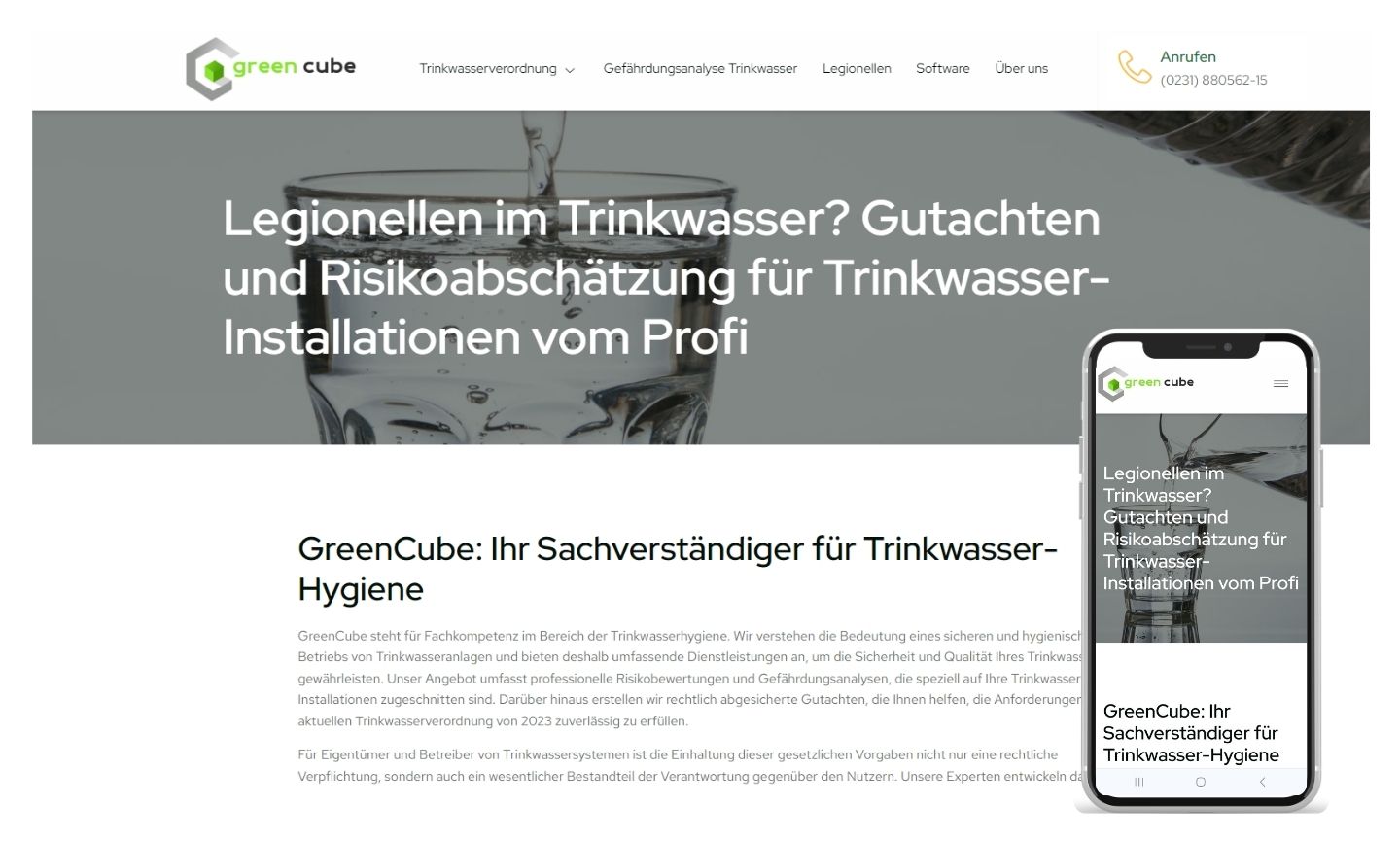 Webprojekt B2B & Technologie